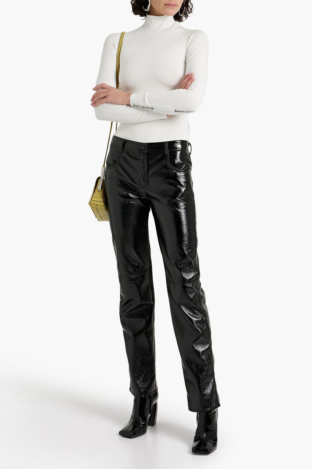 ALEXANDERWANG.T Stretch-knit turtleneck top