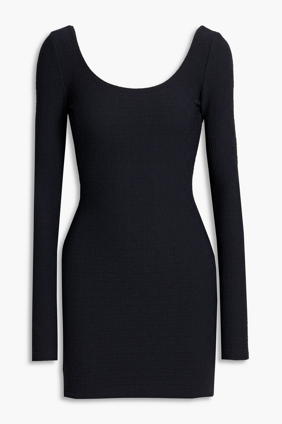 Alexander Wang T Black Twinset Hybrid Bikini Minidress In Black