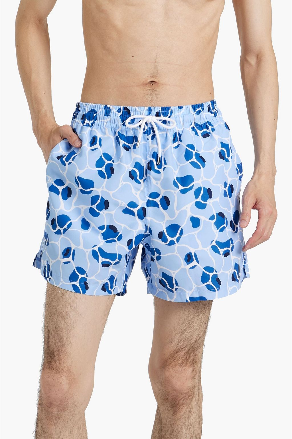 DEREK ROSE Maui mid-length printed swim shorts