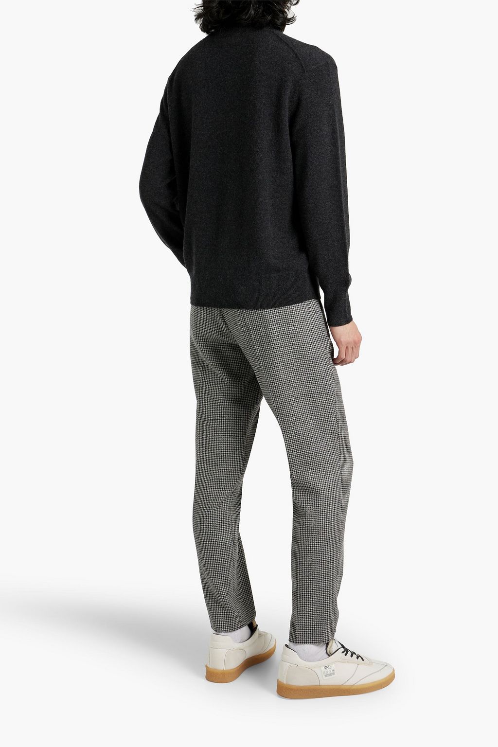 ALEX MILL Brushed cashmere turtleneck sweater