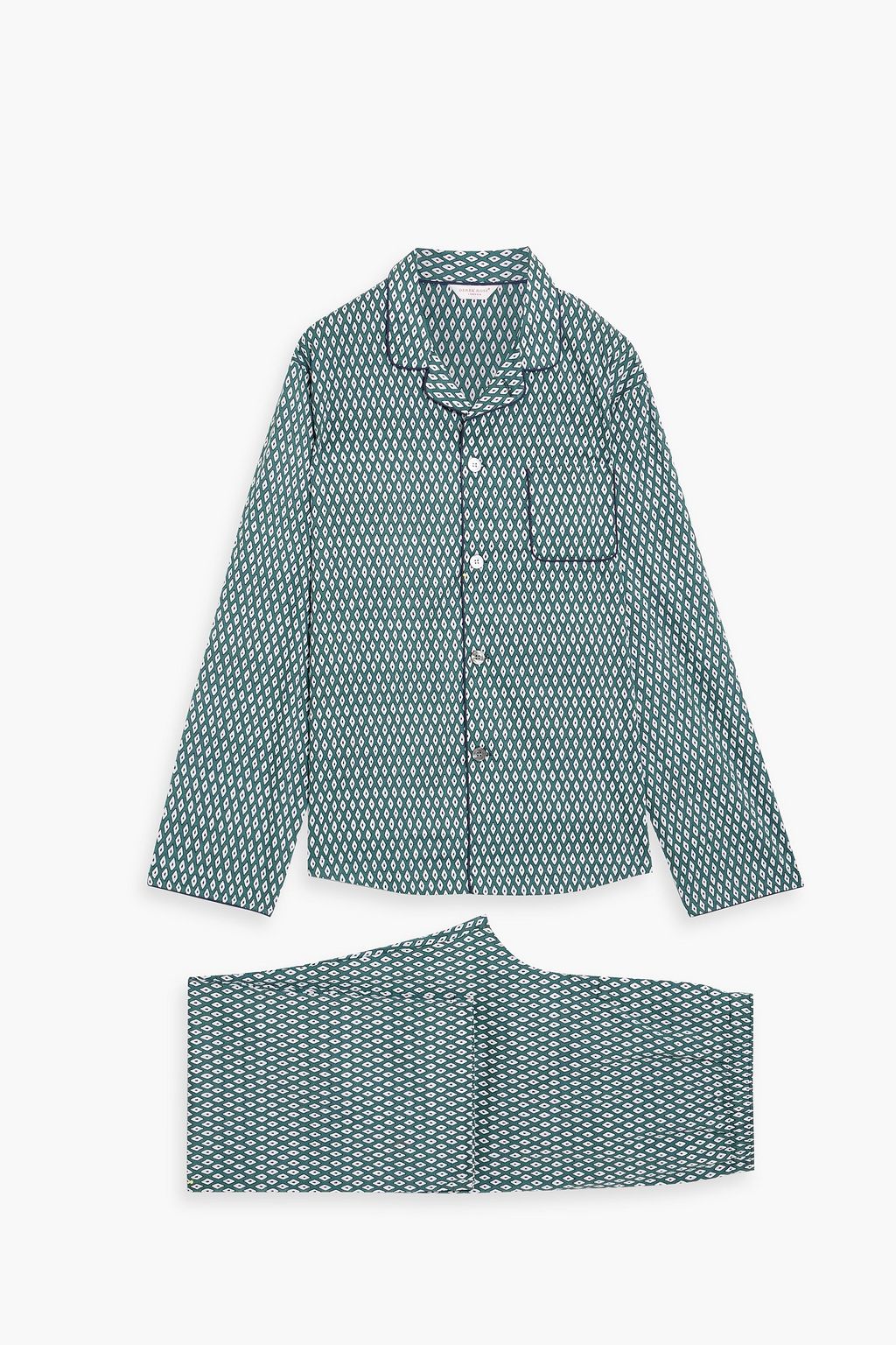 DEREK ROSE Nelson printed cotton pajama set THE OUTNET