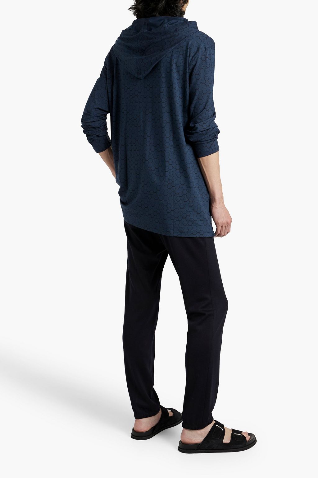 DEREK ROSE London stretch-modal jersey hoodie