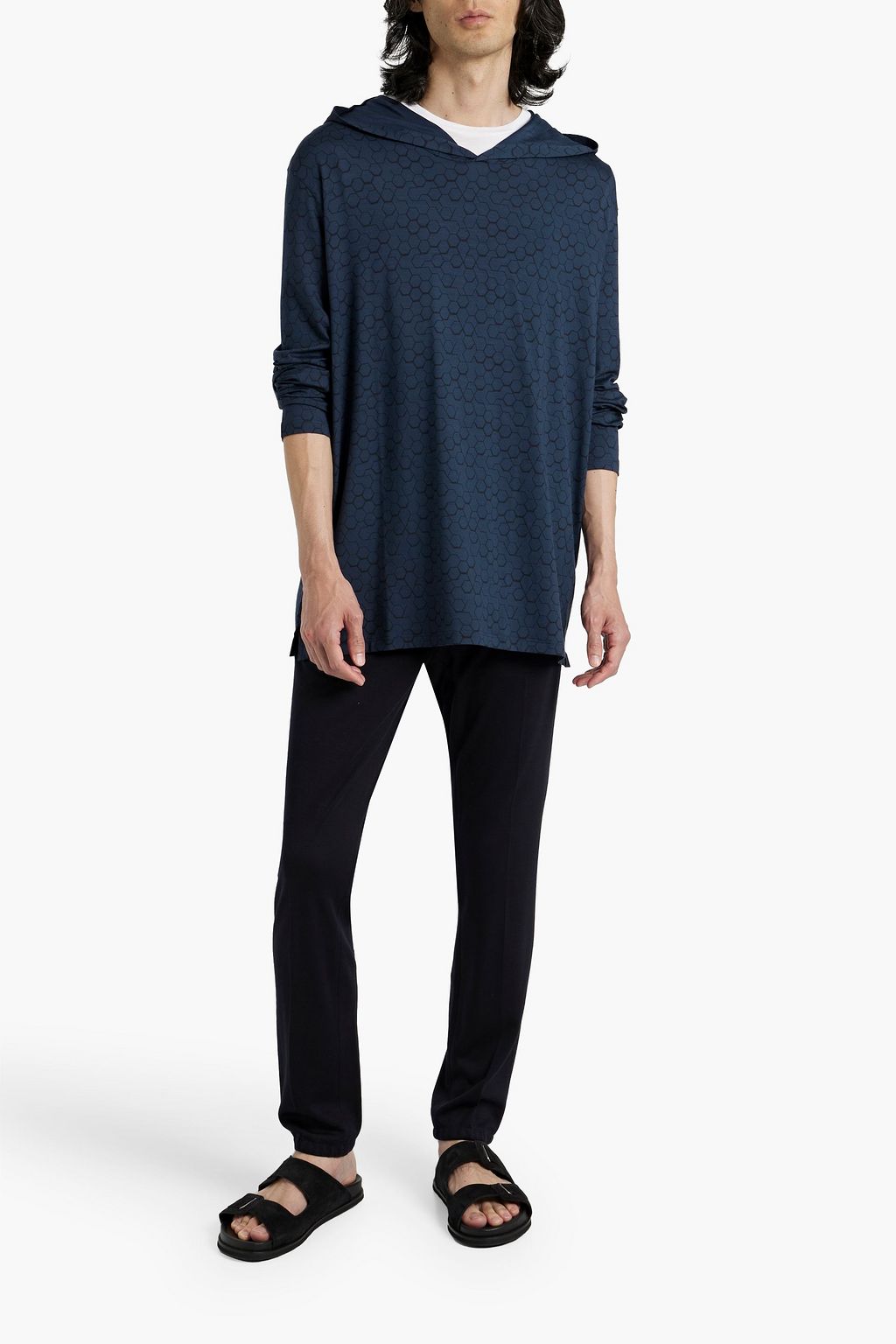 DEREK ROSE London stretch-modal jersey hoodie