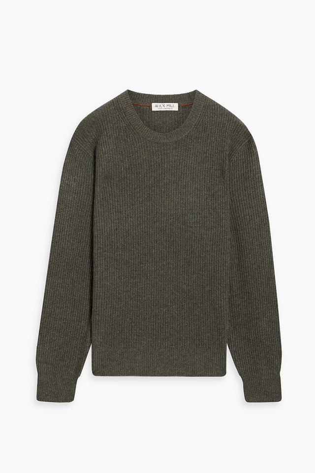 Ribbed cashmere sweater