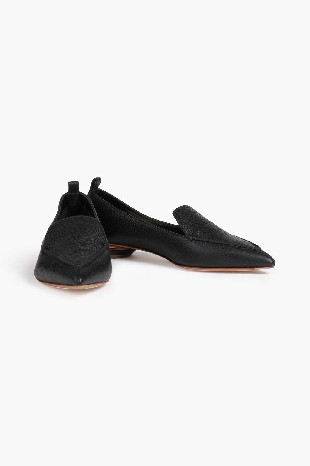 NICHOLAS KIRKWOOD Beya pebbled-leather loafers