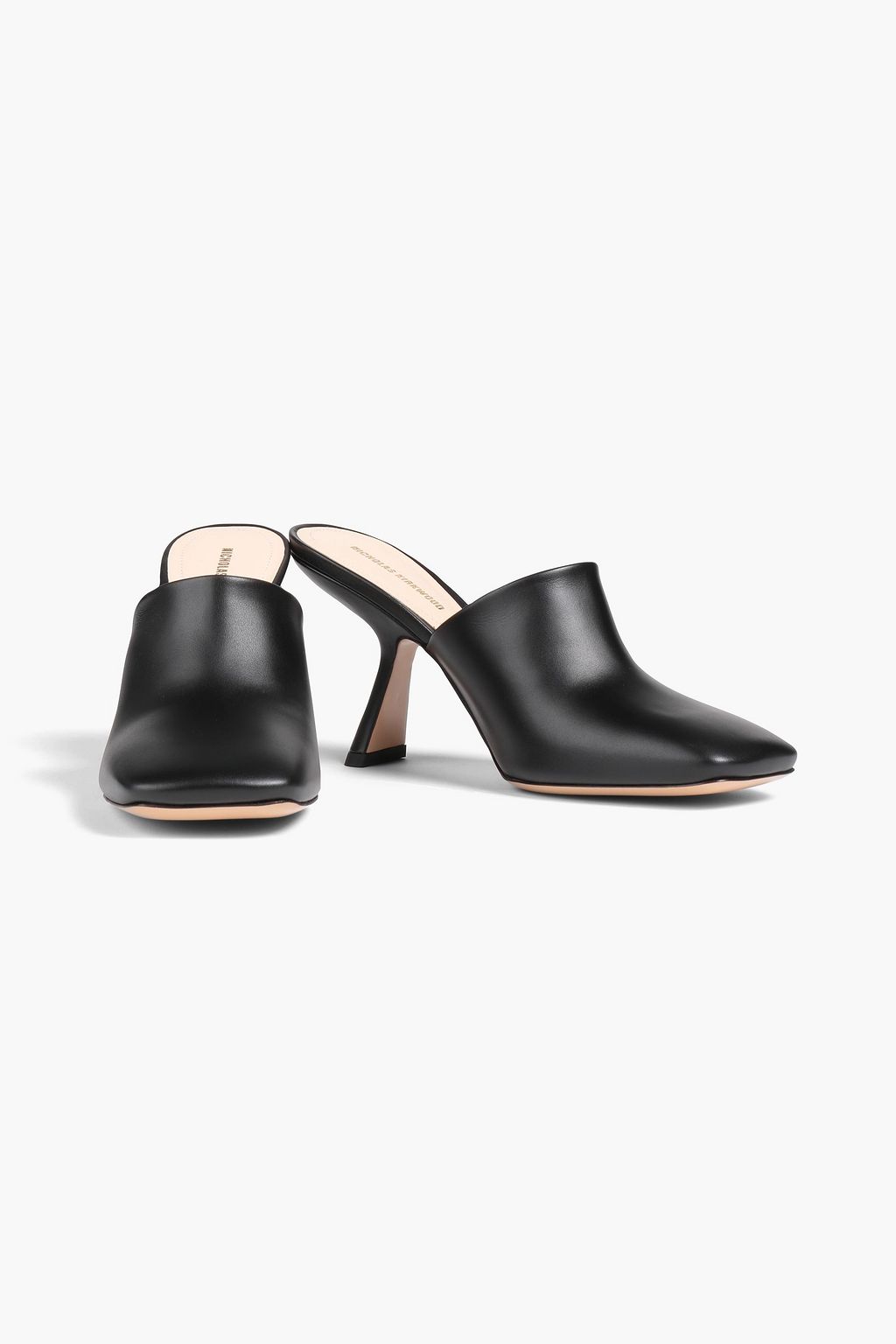 NICHOLAS KIRKWOOD 90mm Alba leather mules