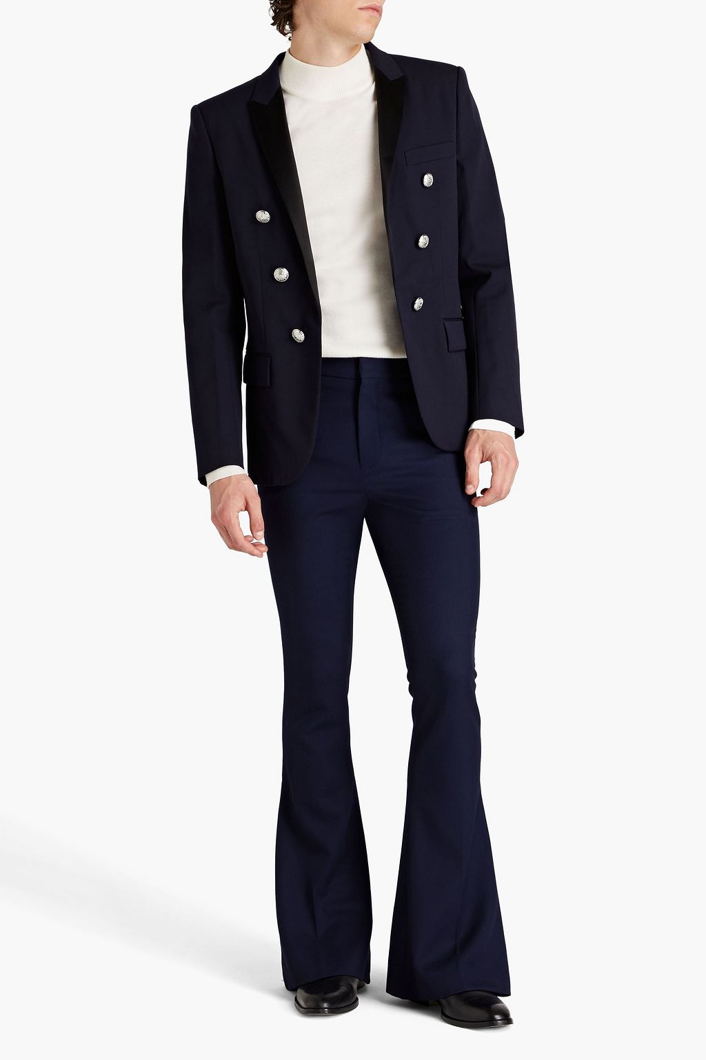 BALMAIN 울 트윌 팬츠
