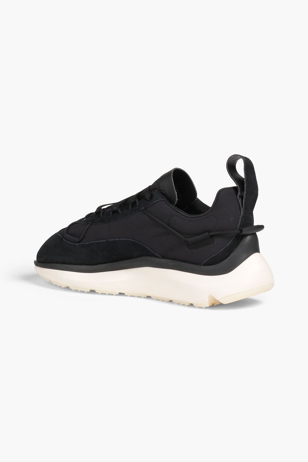 Y-3 Shiku Run suede and neoprene sneakers