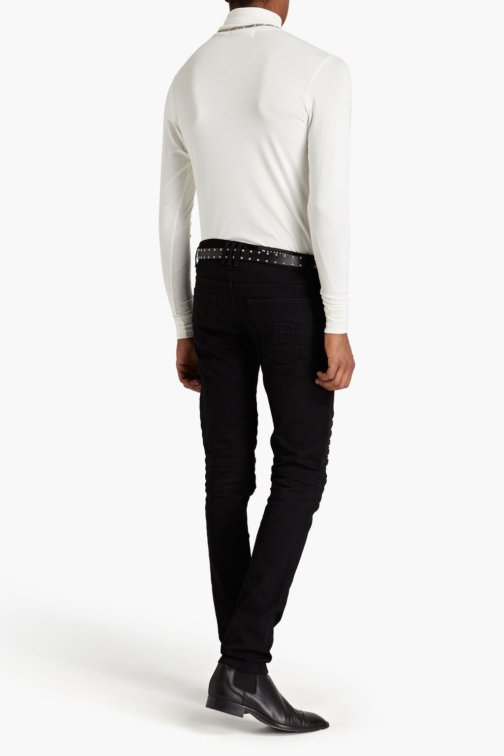 BALMAIN 데님 스키니 핏 진