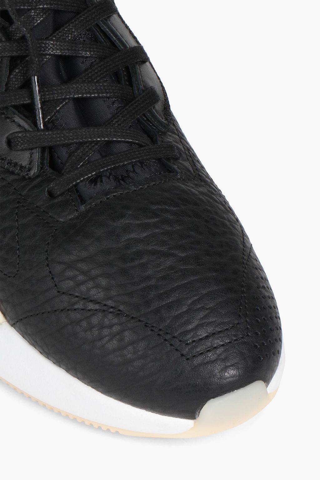 Y-3 Kaiwa neoprene and textured-leather sneakers