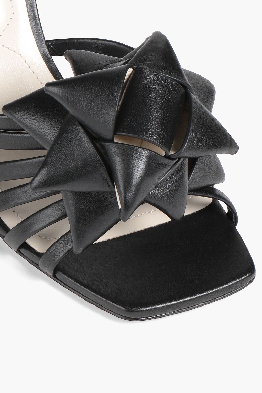 NICHOLAS KIRKWOOD 90mm Gift Wrap leather mules