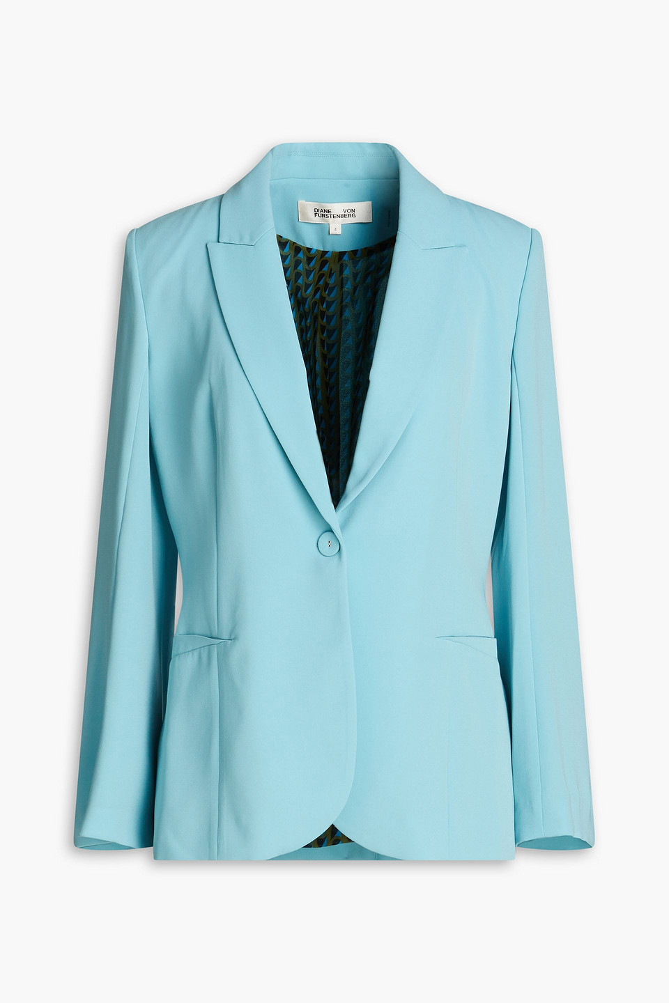 Diane von Furstenberg - Crepe blazer - Blue - US 2