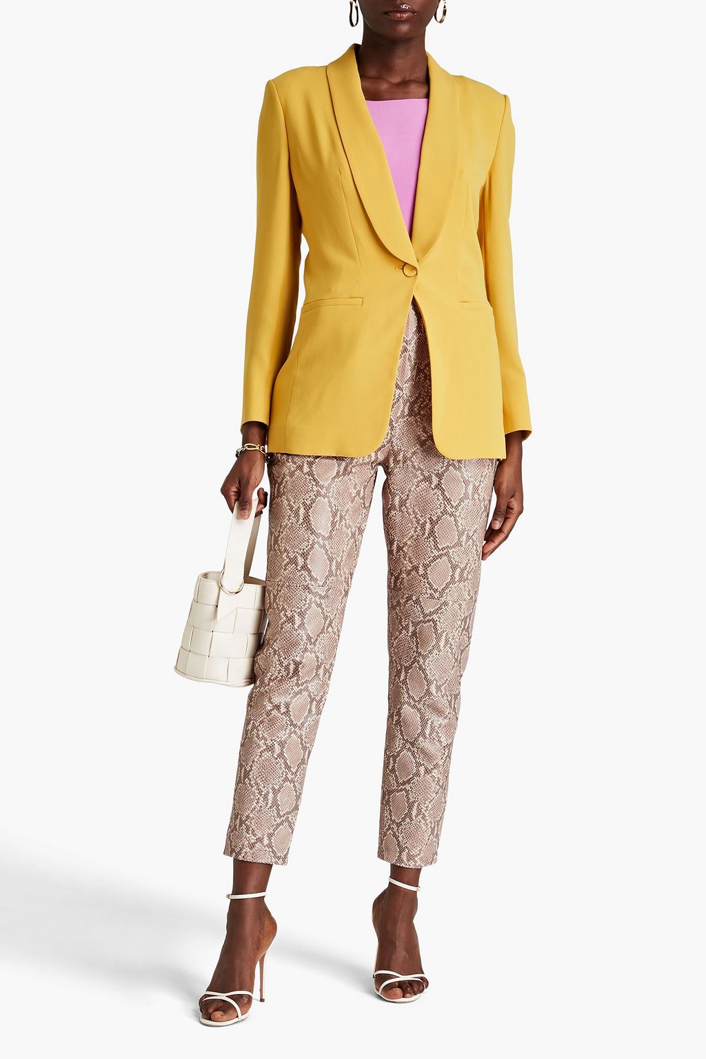 DIANE VON FURSTENBERG Cathy crepe blazer
