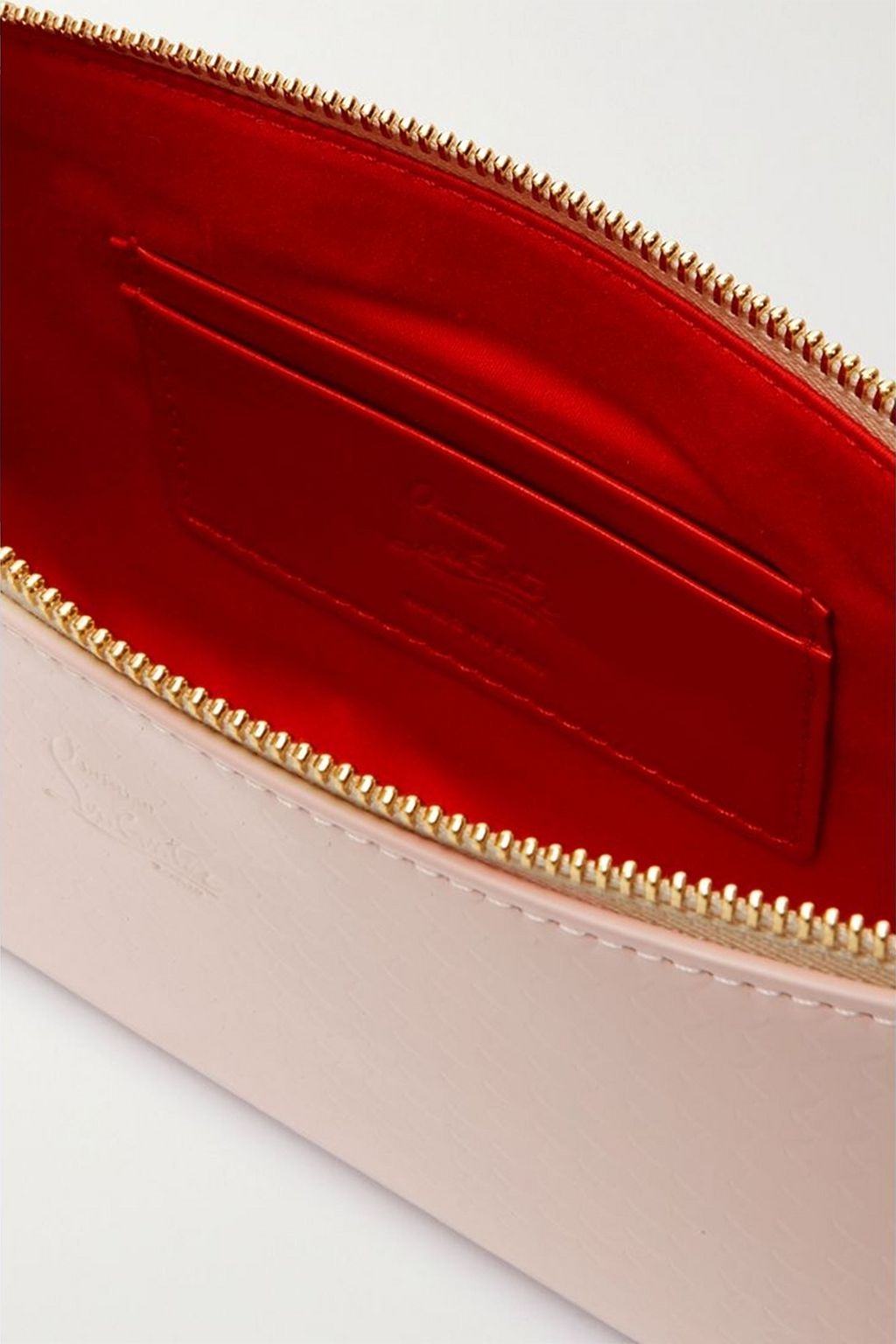 CHRISTIAN LOUBOUTIN Loubila snake-effect patent-leather shoulder bag