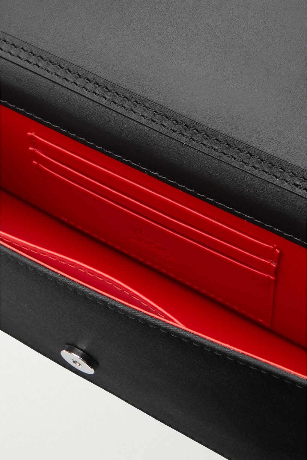 CHRISTIAN LOUBOUTIN Loubi54 crystal-embellished satin shoulder bag