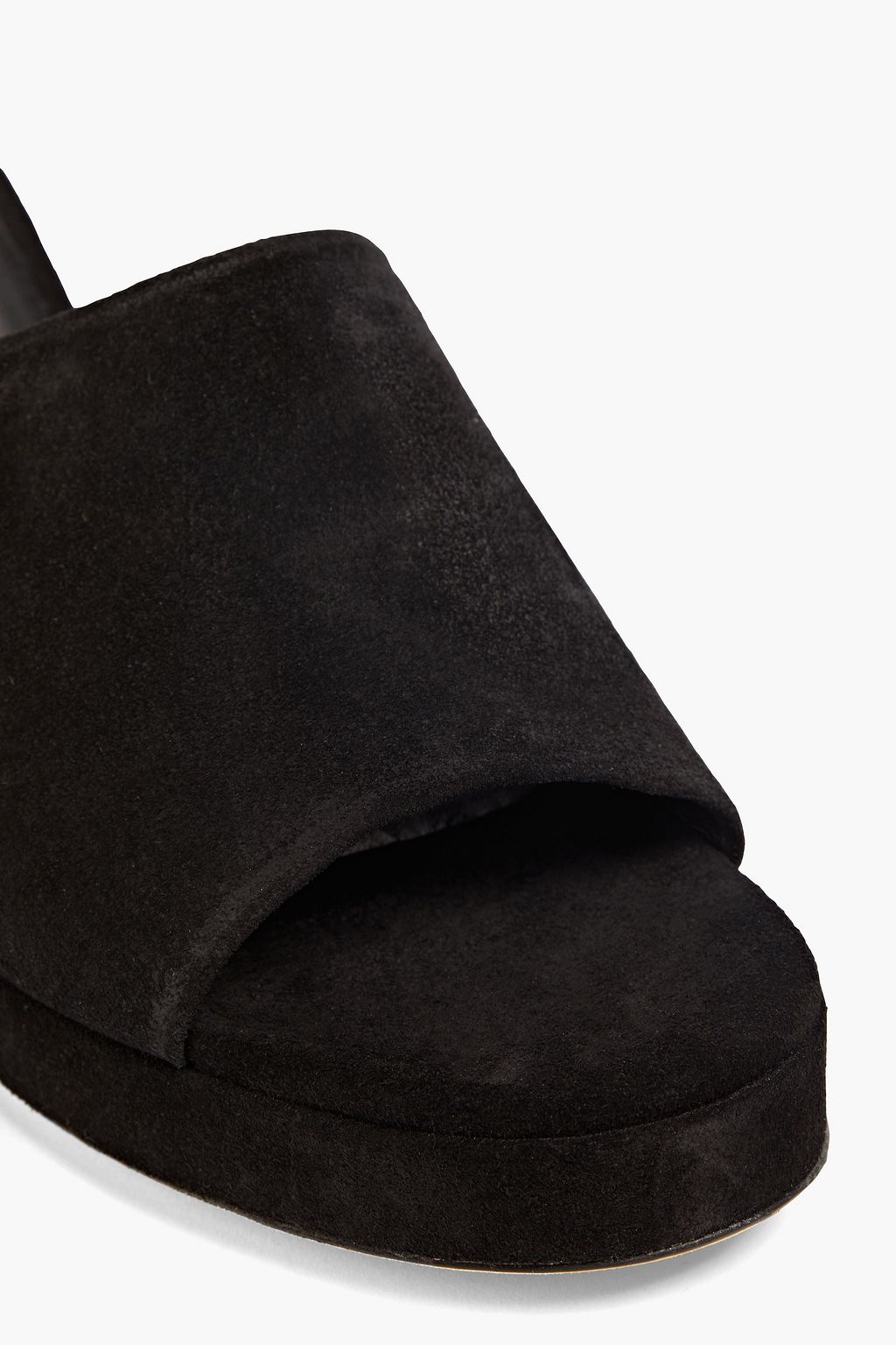 BY FAR Cala suede mules