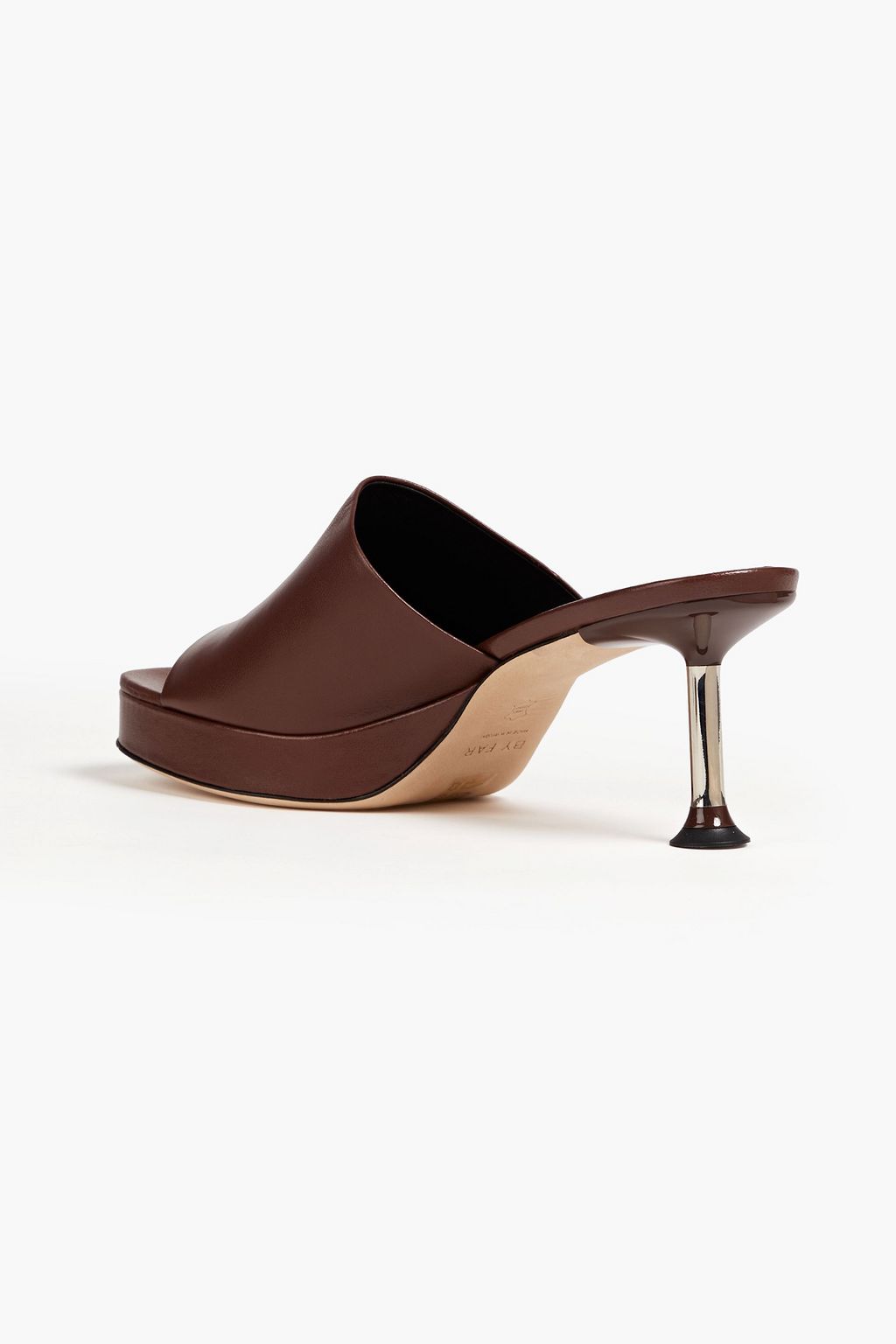 BY FAR Cala leather mules