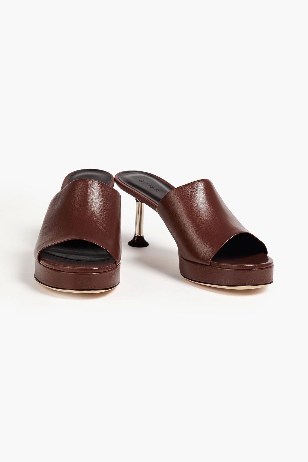 BY FAR Cala leather mules