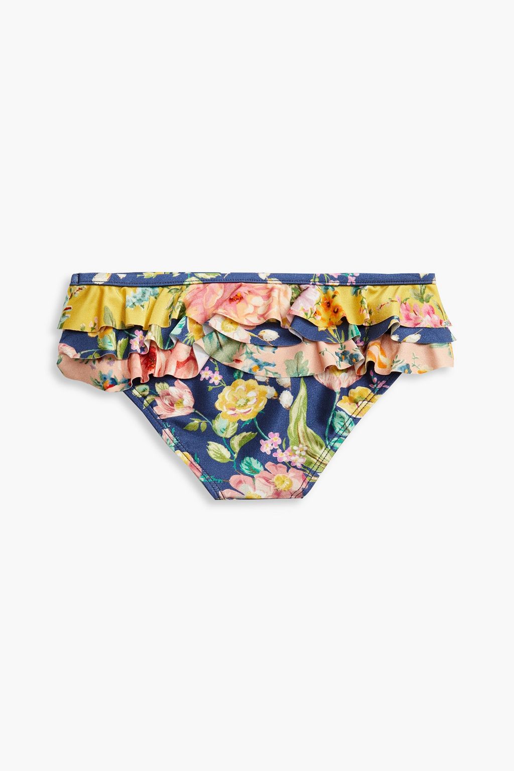 ZIMMERMANN Kids Zinnia ruffled floral-print bikini briefs