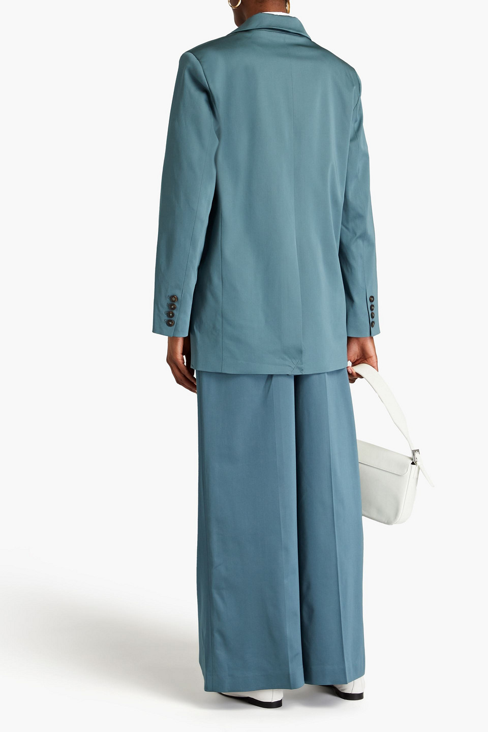 LOULOU STUDIO SUND SATIN BLAZER 3074457345637407664