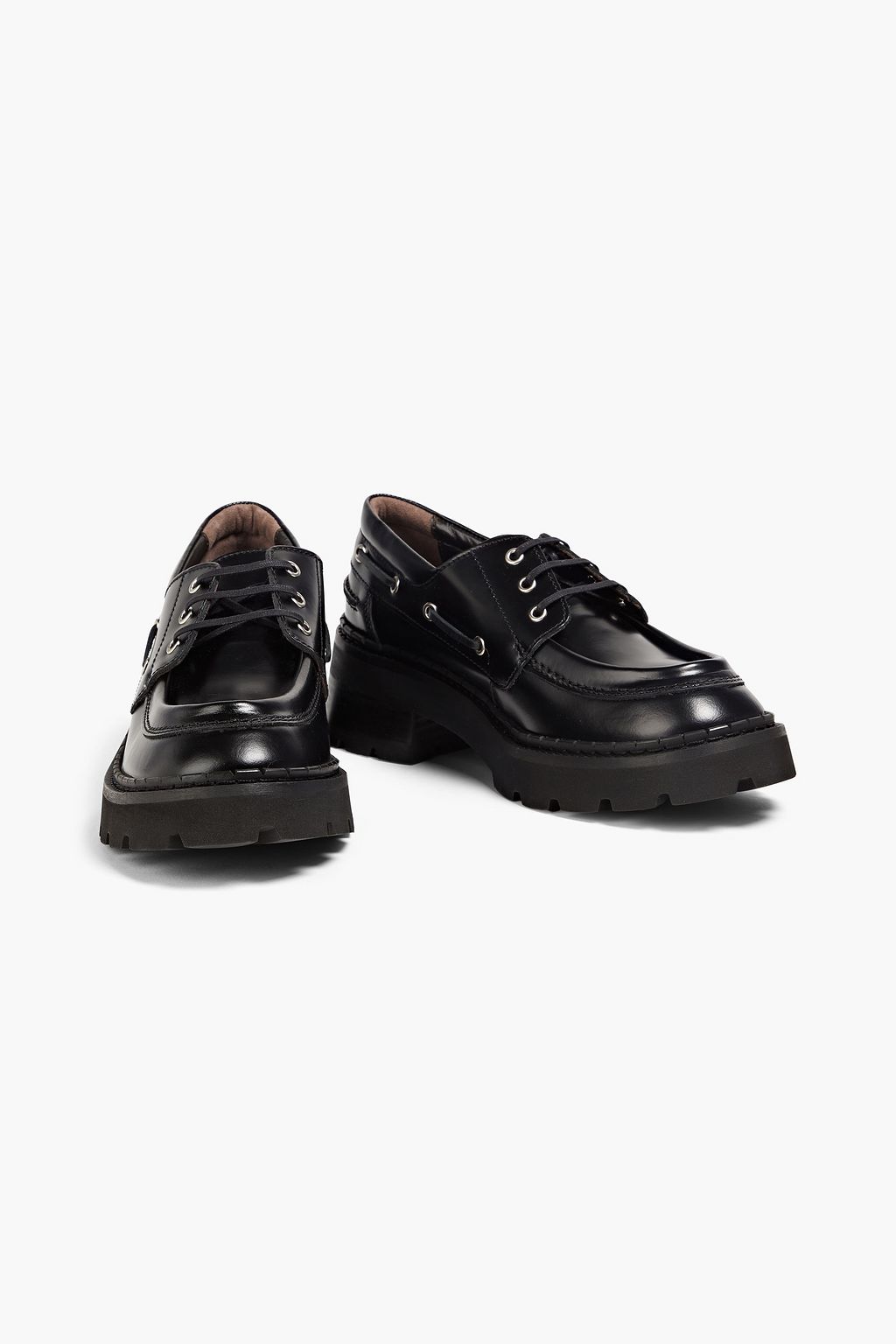 BY FAR Leather brogues