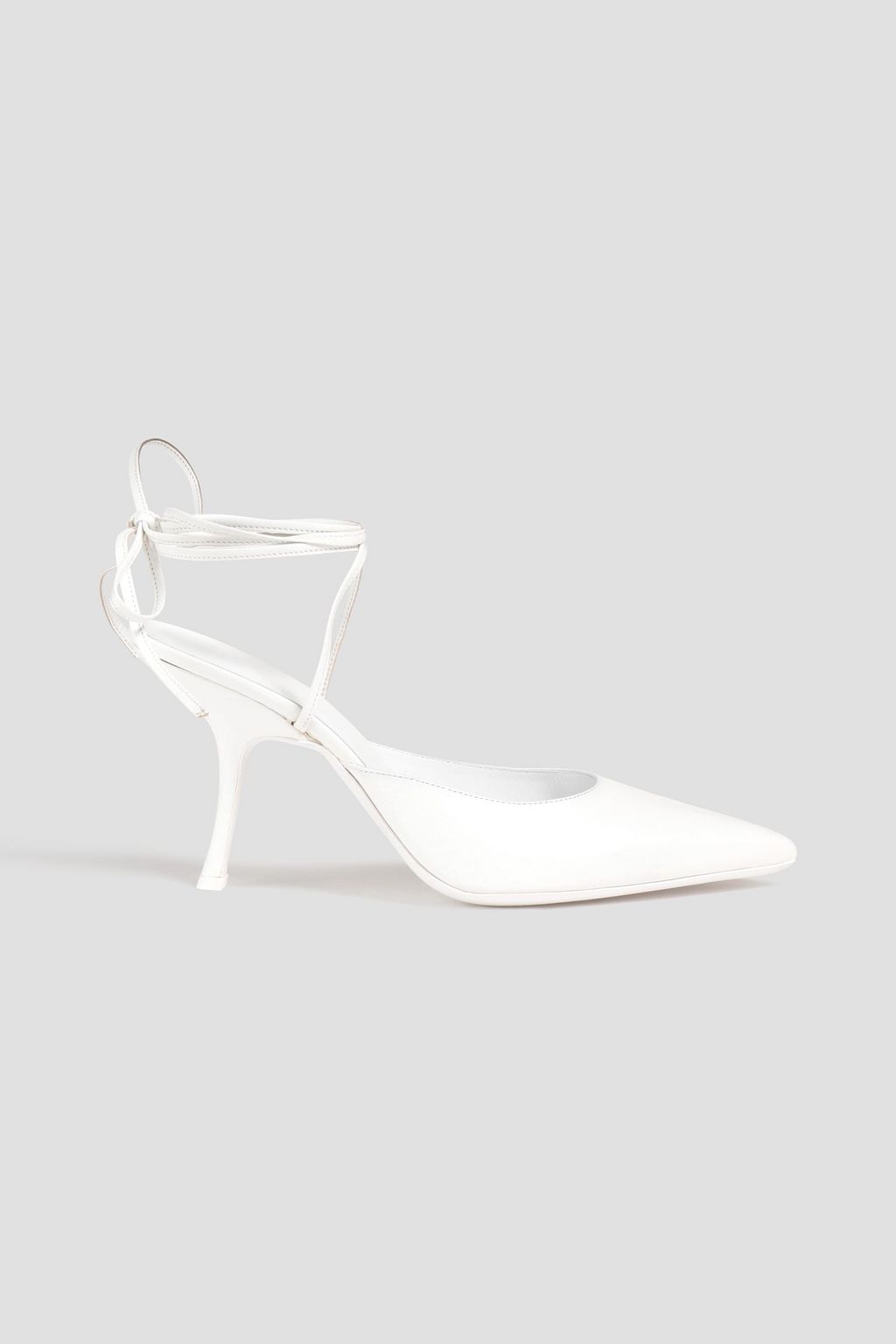By Far Jen Pebbled-Leather Pumps | Sale Up To 70% Off | The Outnet