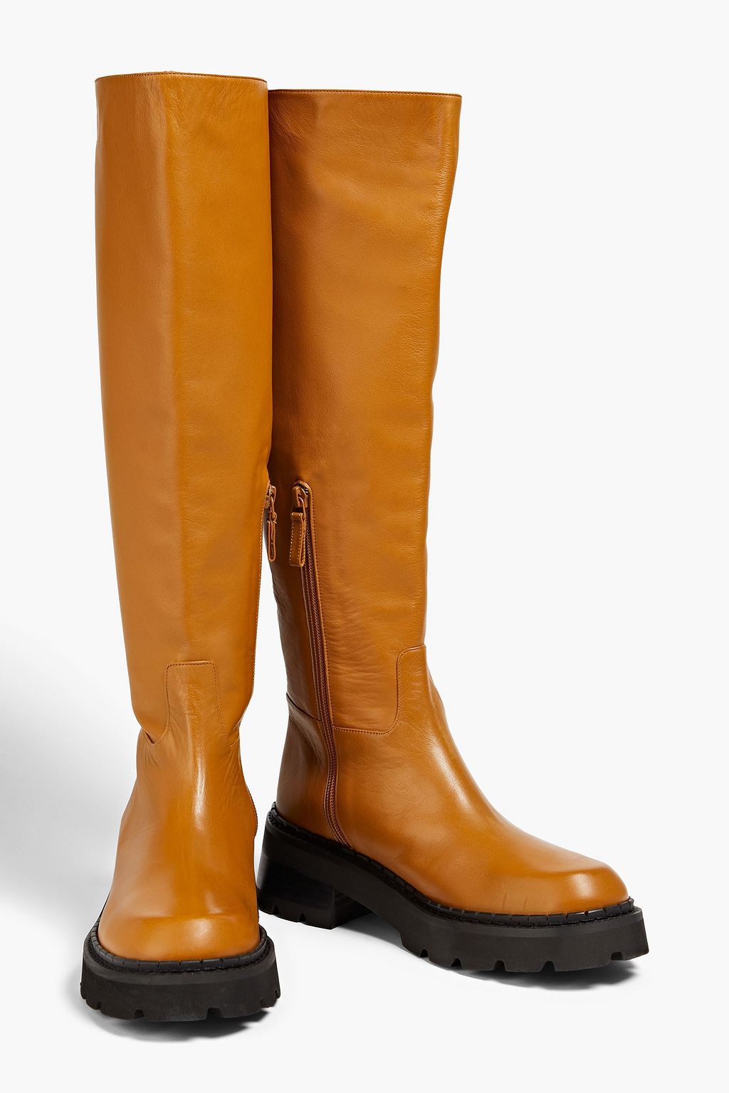 BY FAR Russel leather knee boots