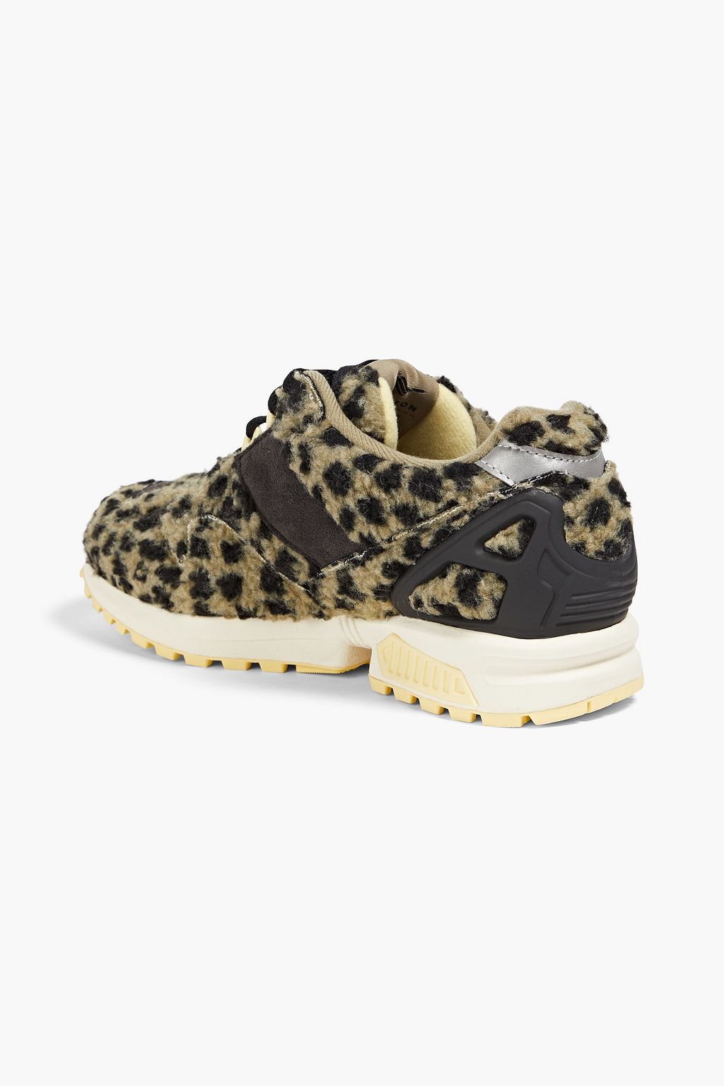 ADIDAS ORIGINALS Leopard-print faux shearling sneakers