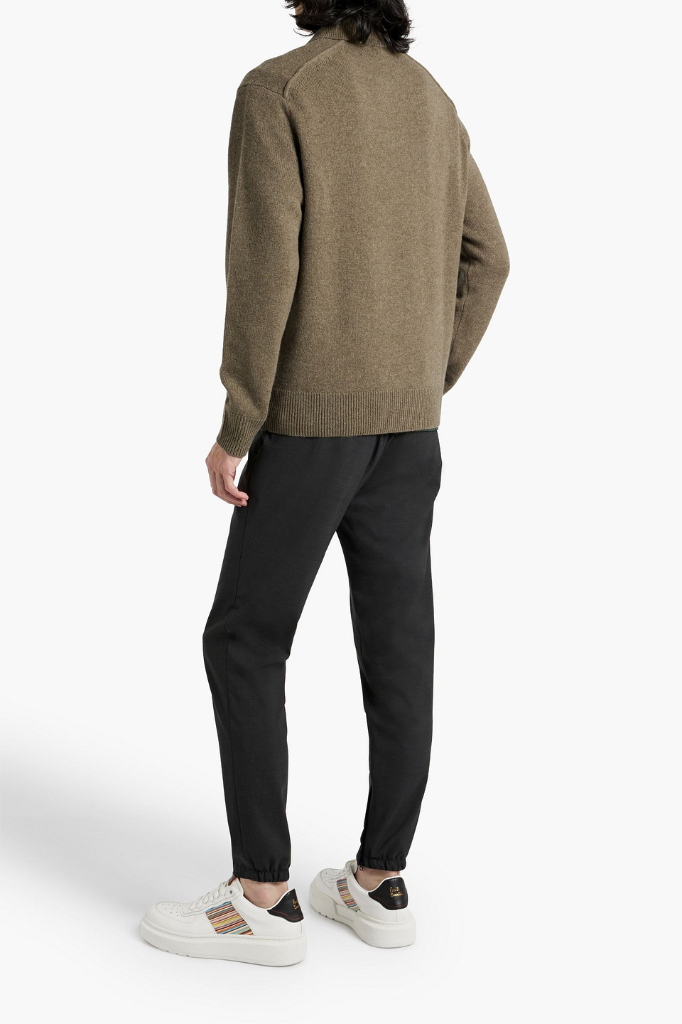 ALEX MILL CASHMERE POLO SWEATER