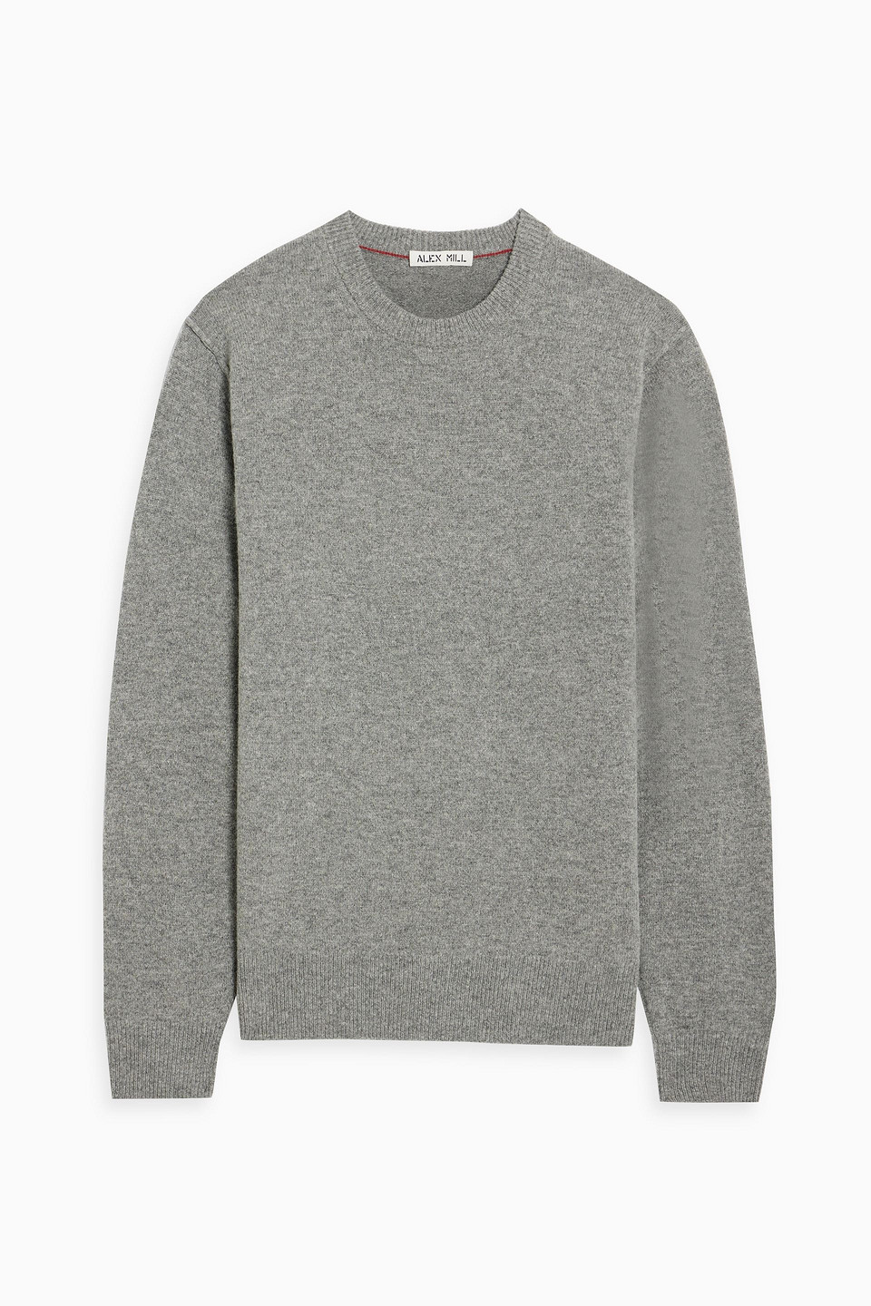 Alex Mill Jordan Ribbed Brushed-cashmere Sweater In Gray