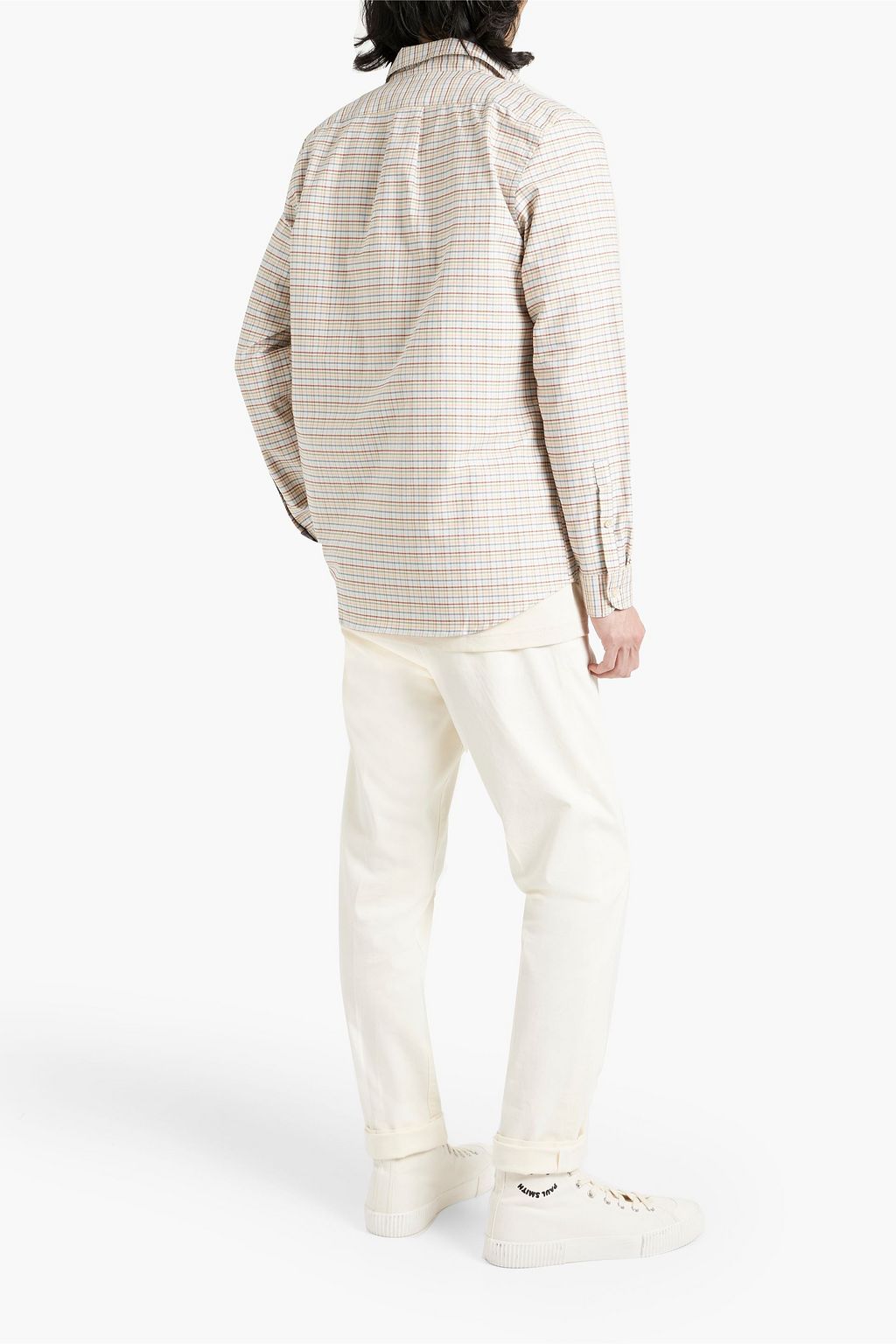 PS PAUL SMITH Checked cotton-poplin shirt