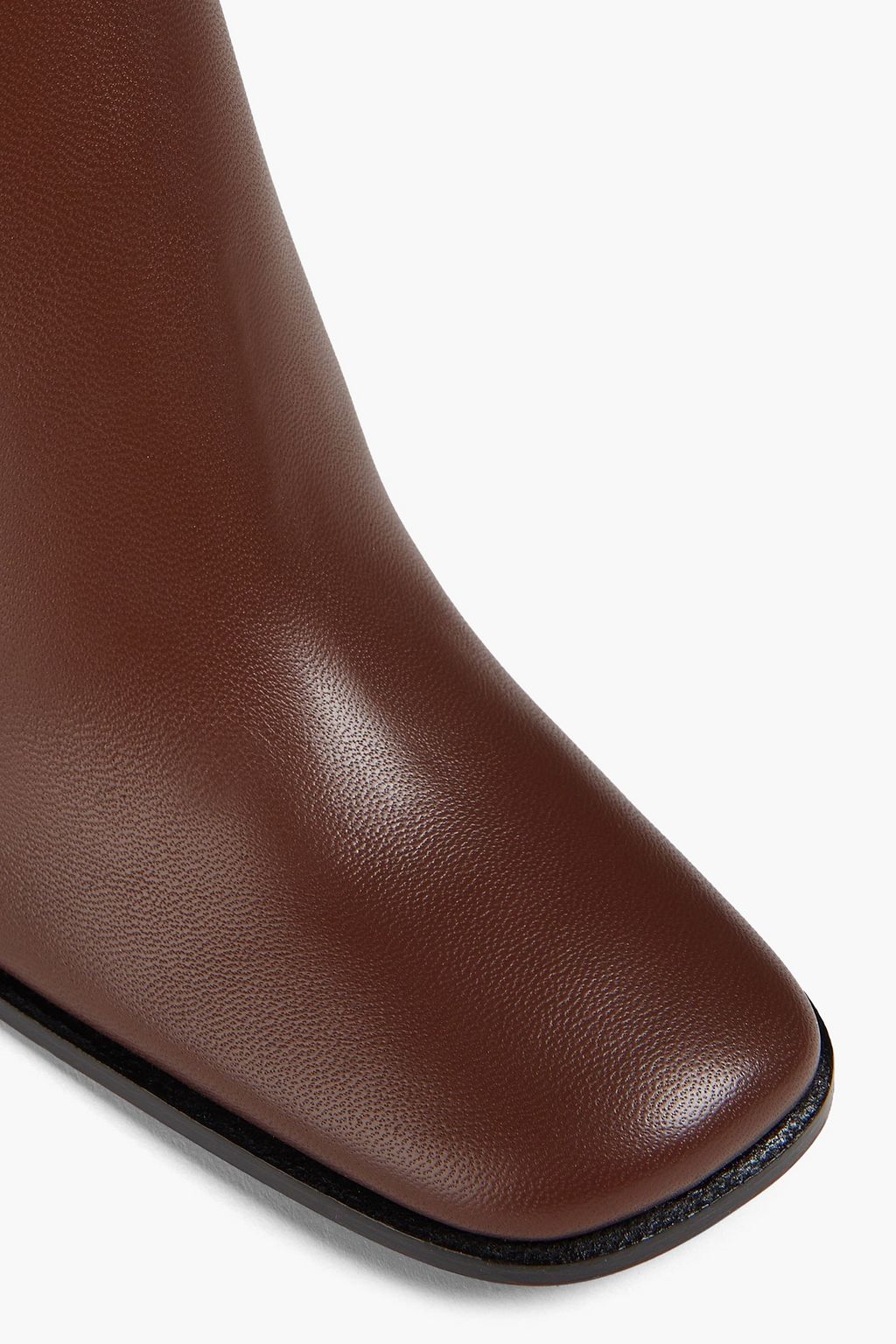 BY FAR Leather knee boots