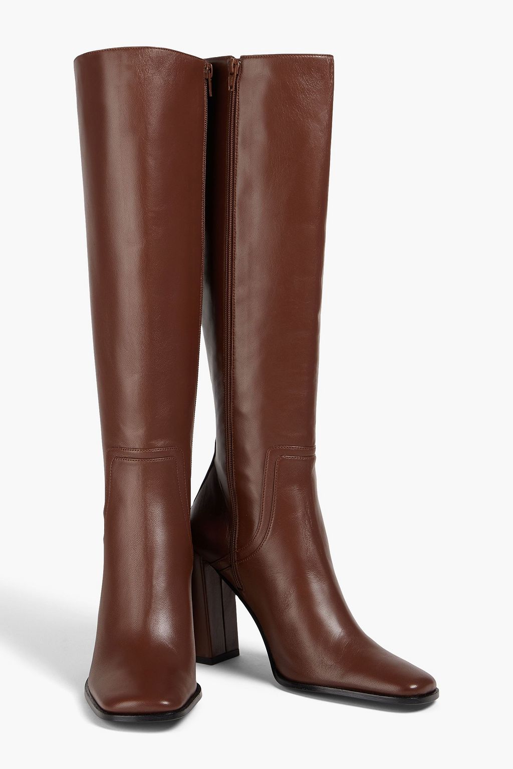 BY FAR Leather knee boots