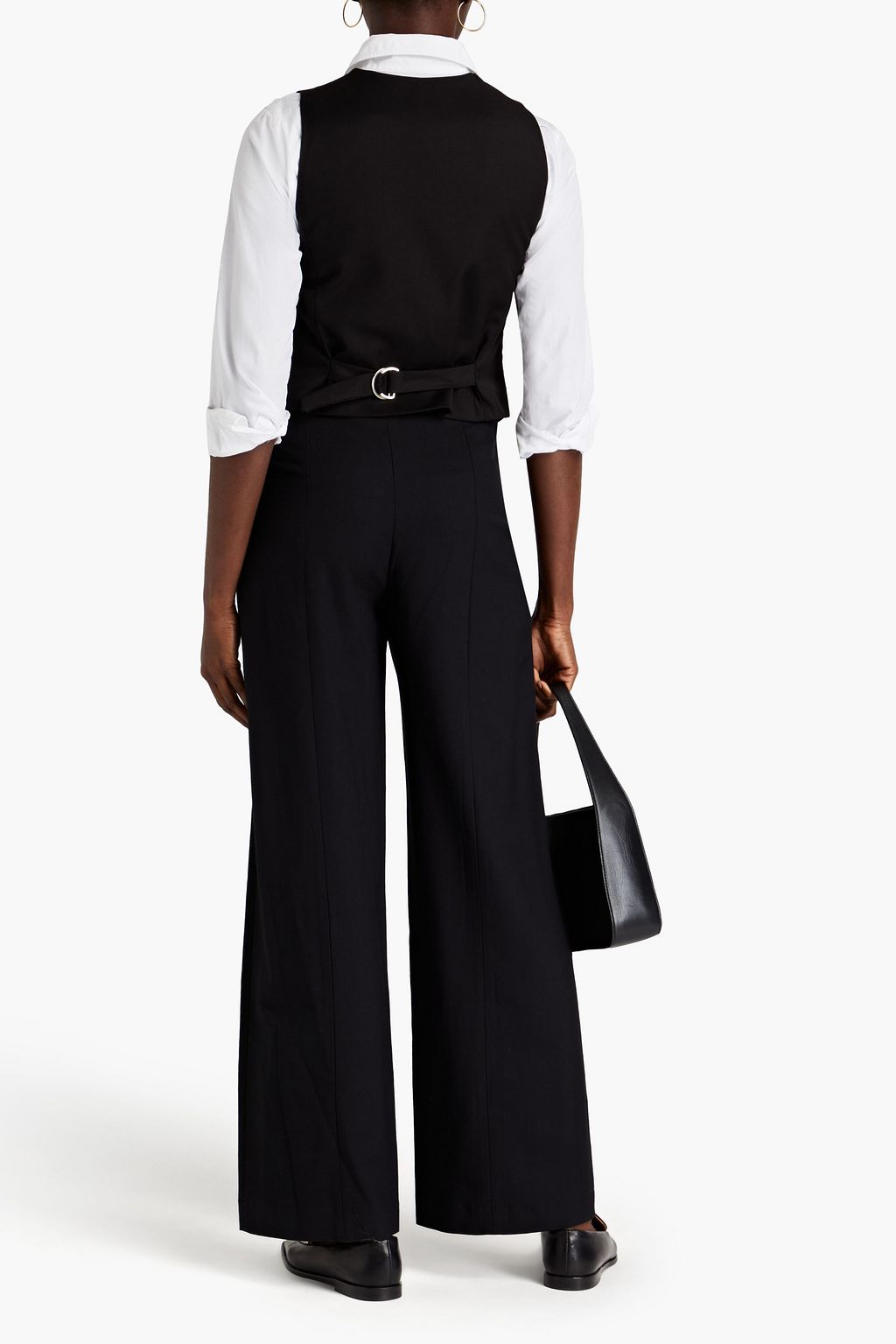 LOULOU STUDIO Twill wide-leg pants
