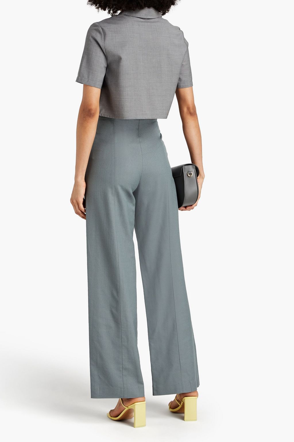LOULOU STUDIO Twill wide-leg pants