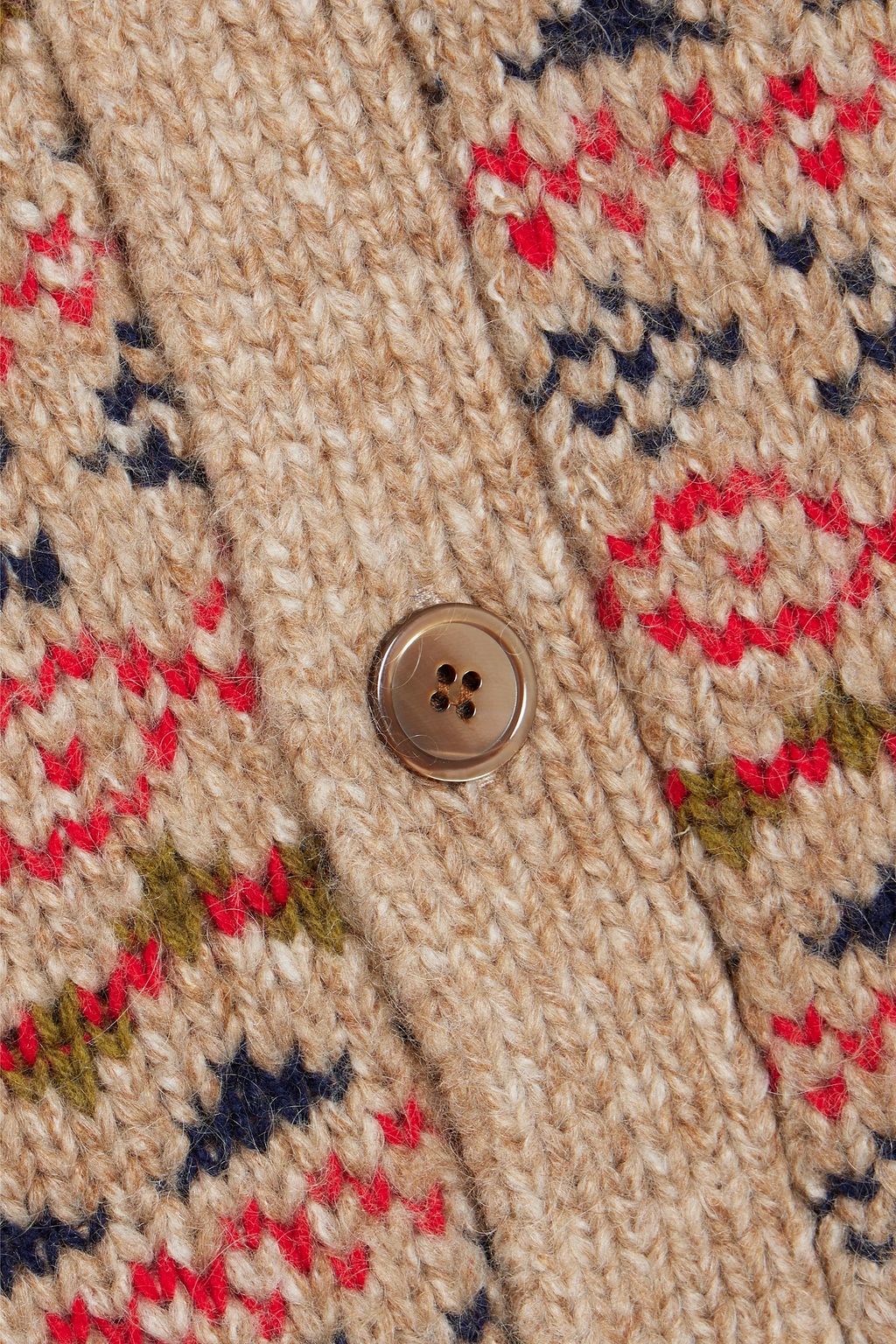 ALEX MILL Fair Isle intarsia-knit cardigan