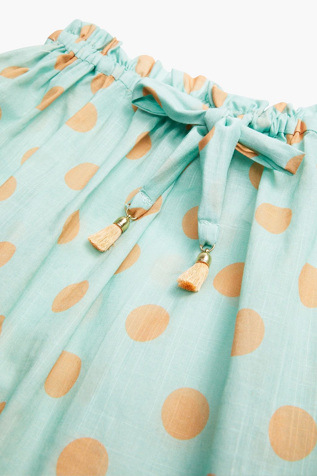 ZIMMERMANN Kids Kirra ruffled polka-dot cotton skirt