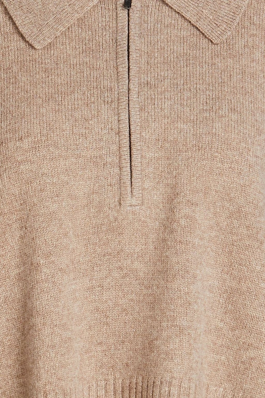 LOULOU STUDIO Banni oversized wool as yak-blend polo shirt
