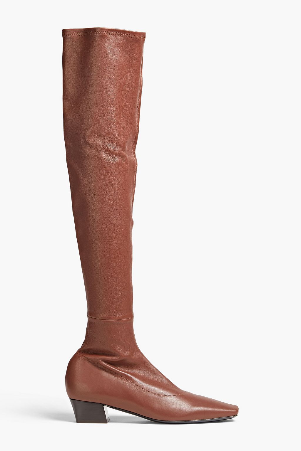 Colette stretch leather knee boots