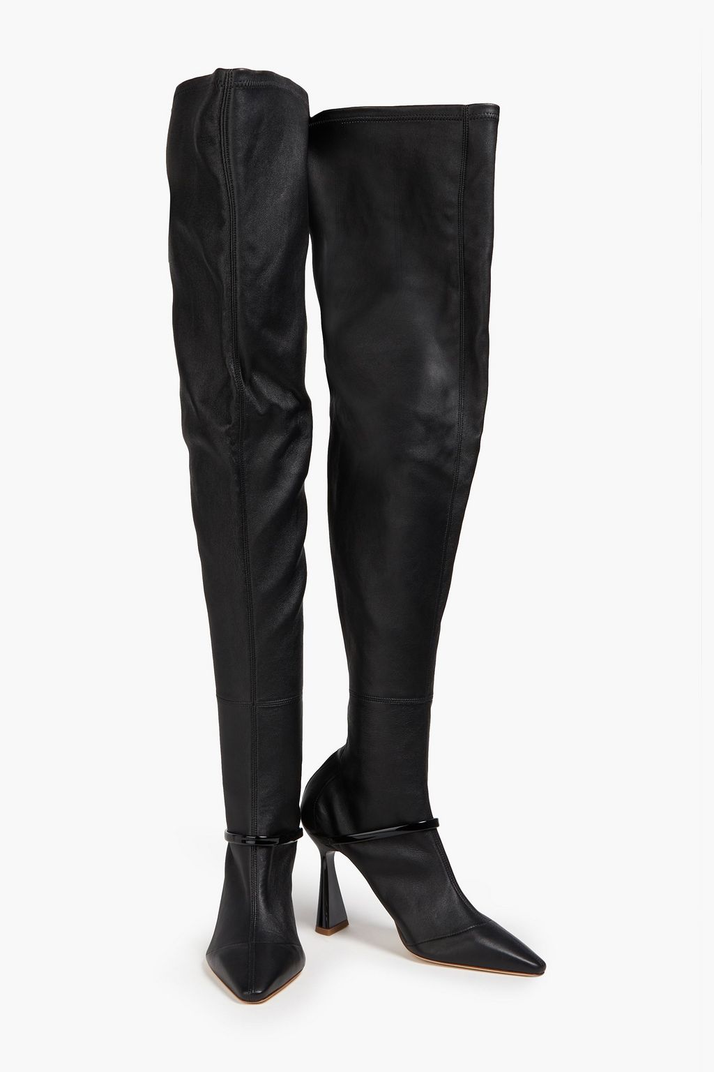 MALONE SOULIERS Leather thigh boots