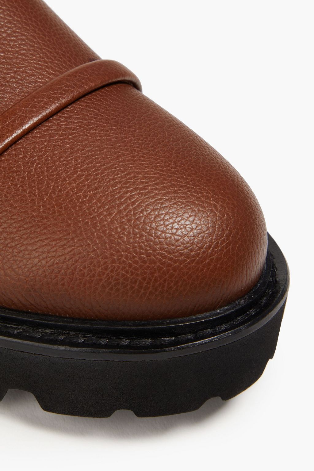 MALONE SOULIERS Pebbled-leather ankle boots