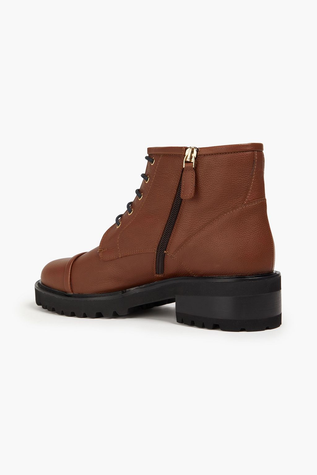 MALONE SOULIERS Pebbled-leather ankle boots