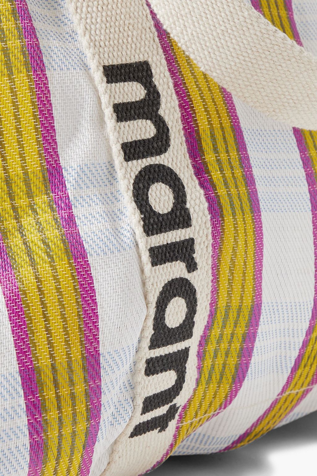 ISABEL MARANT Darwen striped canvas tote