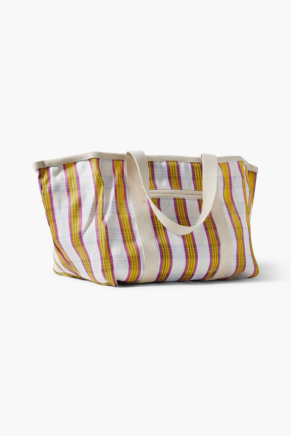 ISABEL MARANT DARWEN STRIPED CANVAS TOTE