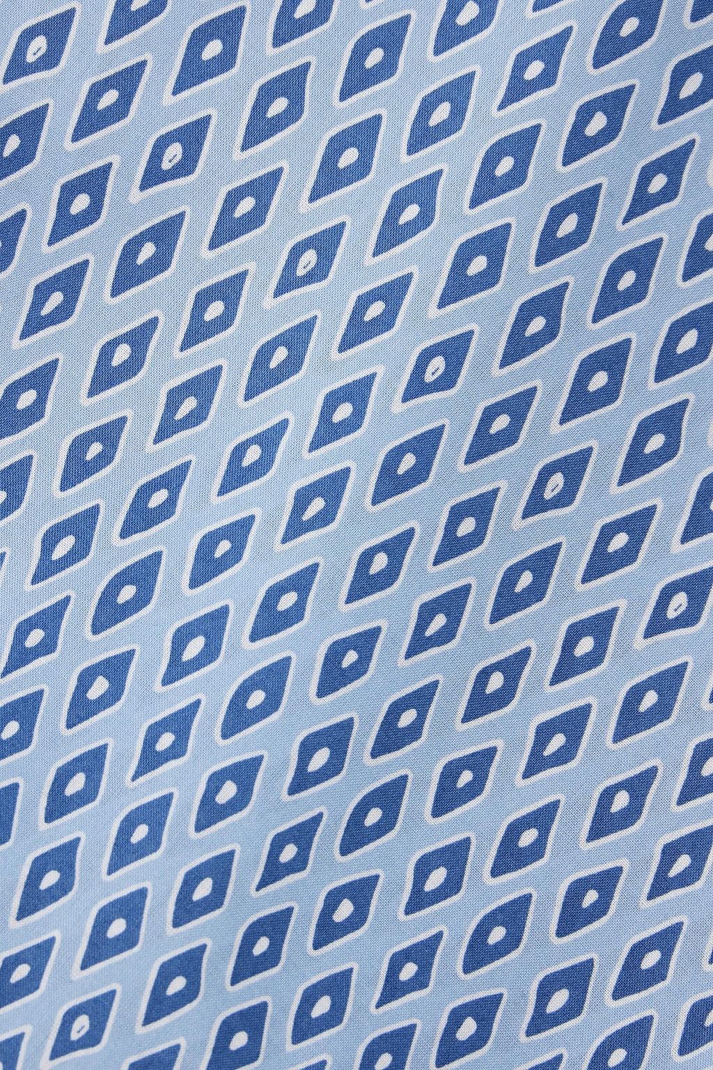 DEREK ROSE Nelson printed cotton-poplin pajama set