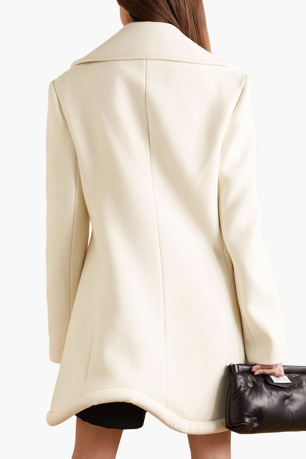 JW ANDERSON Bumper double-breasted wool-blend felt coat