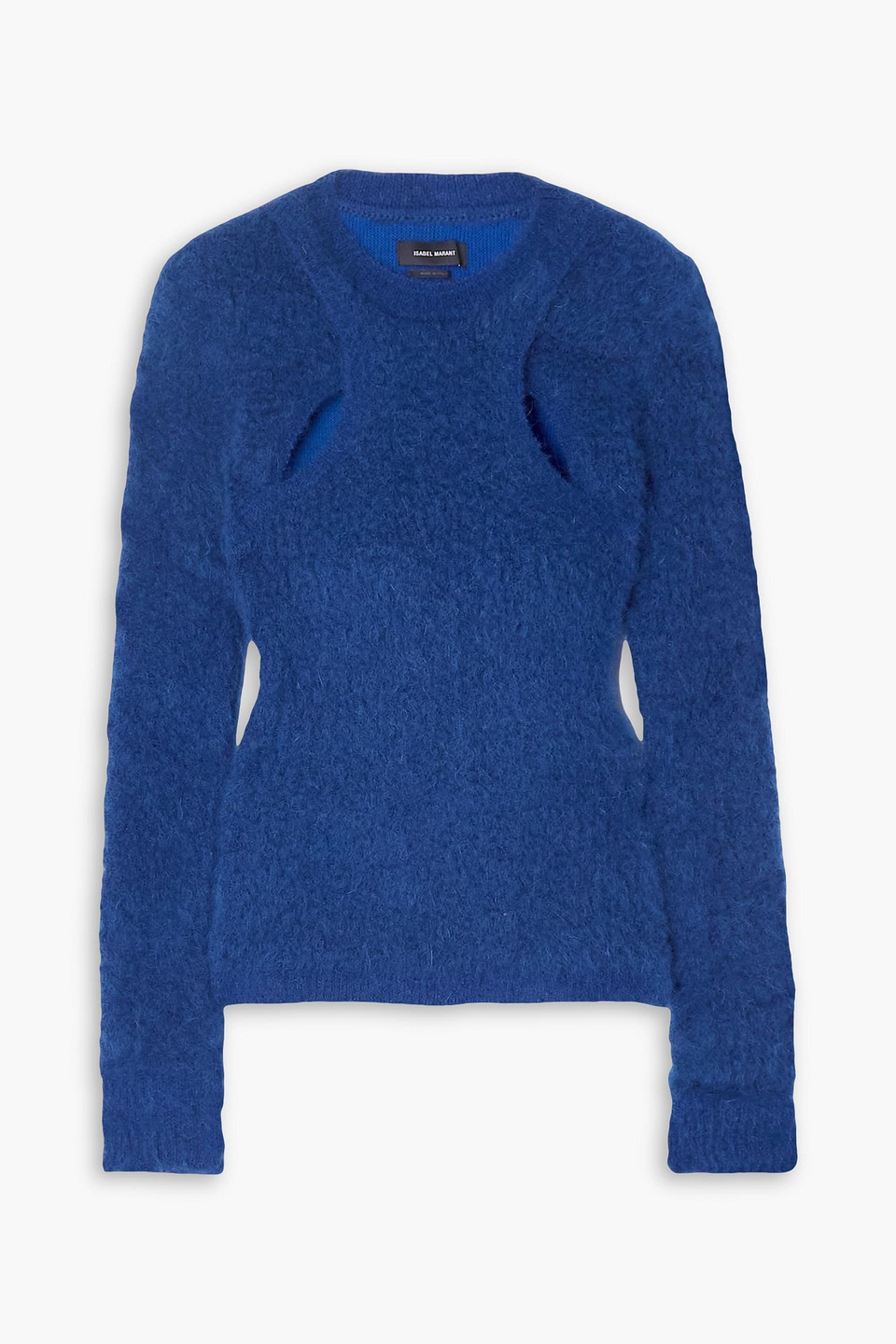 Isabel Marant Alford Cutout Knitted Sweater In Königsblau