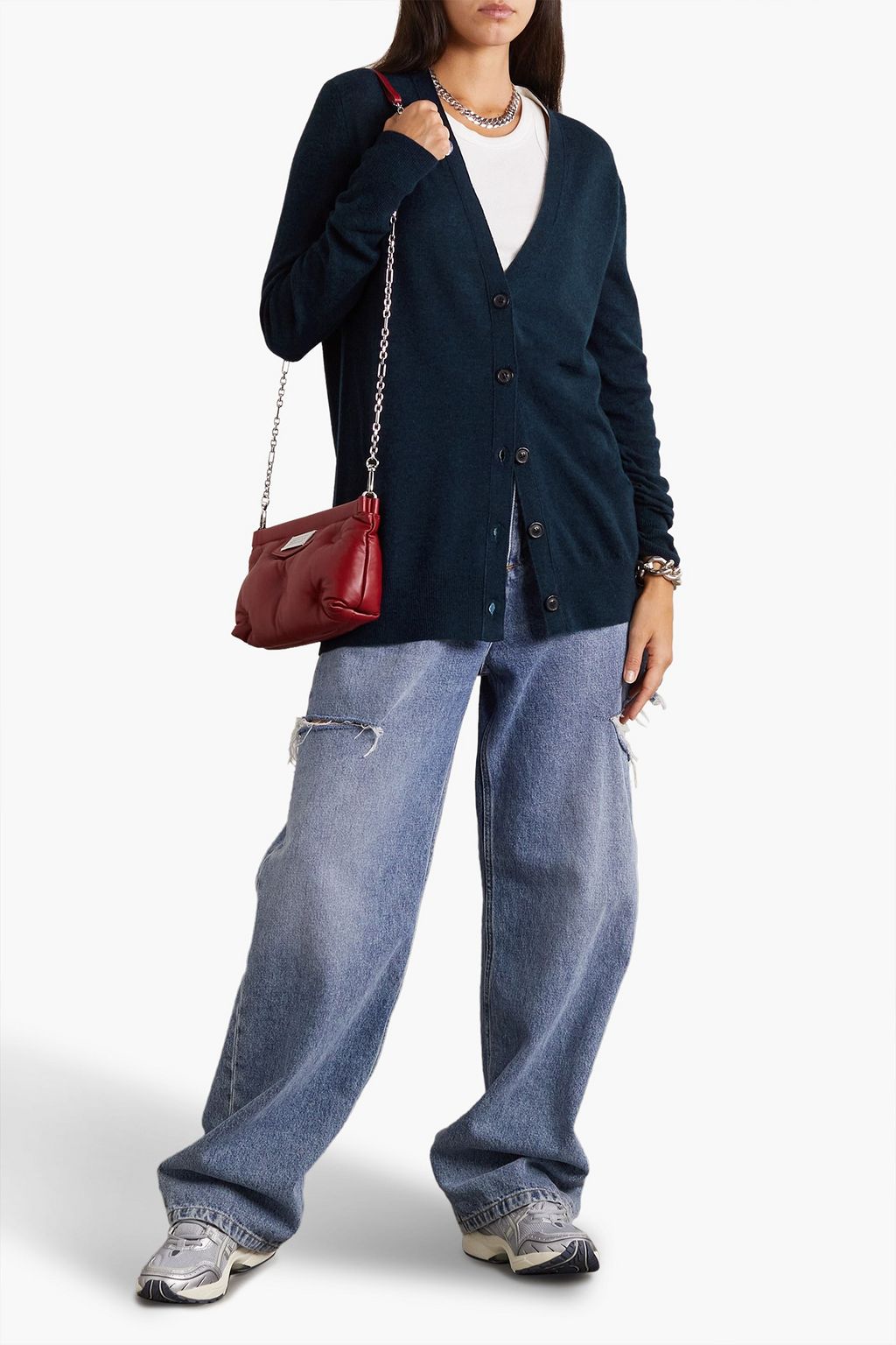 MAISON MARGIELA Wool-blend cardigan