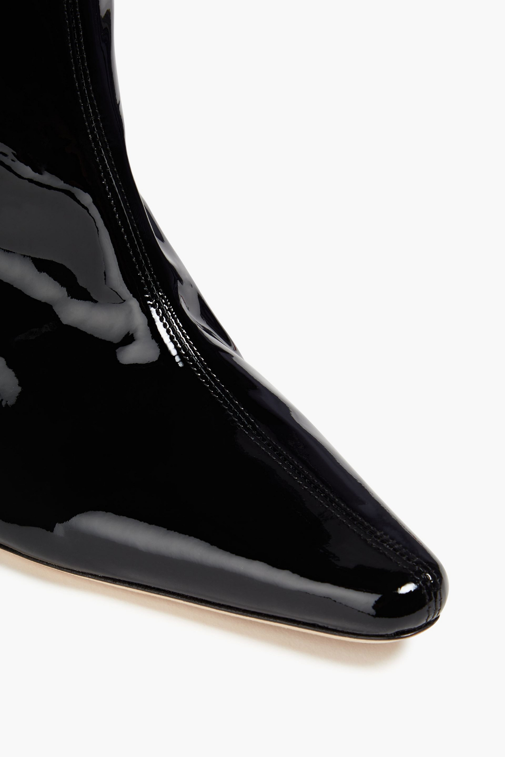 BY FAR Stevie patent-leather over-the-knee boots thumbnail