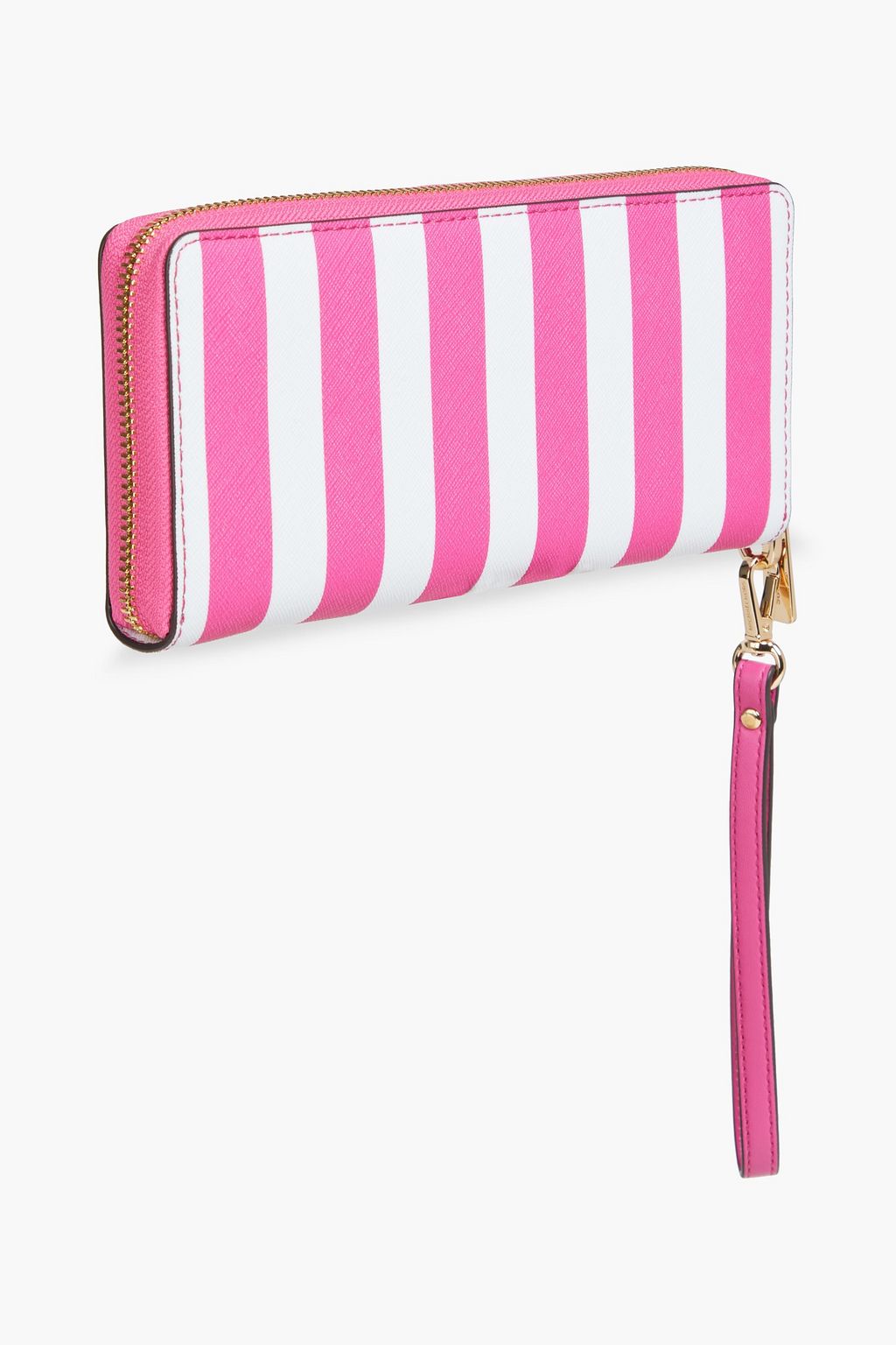 MICHAEL MICHAEL KORS Striped faux leather wallet